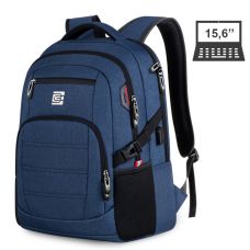 Рюкзак Bruno Cavalli BC-18504 синій, для ноутбука 15.6", USB