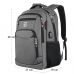 Стильний рюкзак Bruno Cavalli BC-8689 сірий з USB-портом та захистом від крадіжок