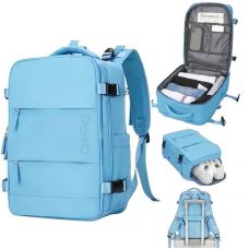 Рюкзак PAKKO 40x30x20 для ручної поклажі та ноутбука 17" блакитний