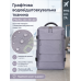 Графітовий рюкзак 40x30x20 PAKKO для ноутбука 17" — ручна поклажа Ryanair та Wizz Air без доплат