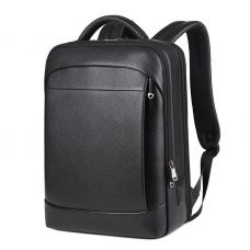 Шкіряний рюкзак PARSONKER D710 для ноутбука 15.6" USB чорний