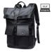 Рюкзак Bange BG65 чорний (Rolltop, 25 л, антидощовий, міський стиль)