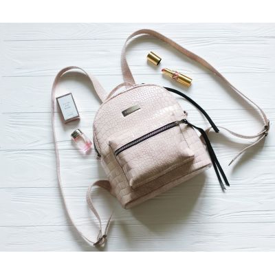 РЮКЗАК HARVEST "CROCO PALE PINK" рожевий