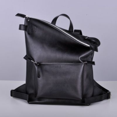 Рюкзак JIZUZ Voyager Black гладкий чорний