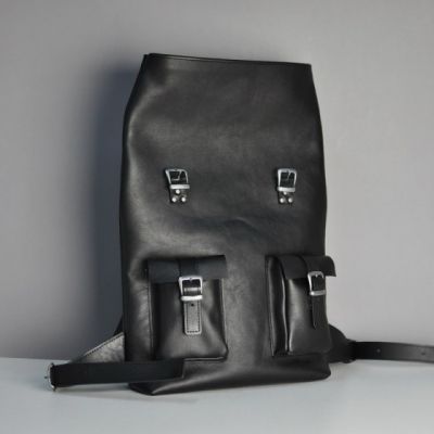 Рюкзак JIZUZ Mount Black гладкий чорний