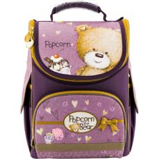 Рюкзак шкільний каркасний Kite Popcorn the Bear PO18-501S-1 фіолетовий