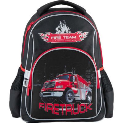 Рюкзак шкільний Kite Firetruck K18-513S чорний