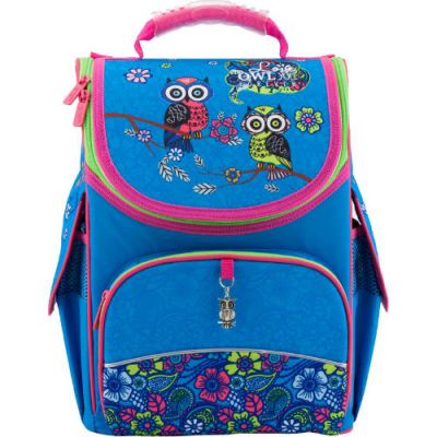 Рюкзак шкільний каркасний Kite Pretty owls K18-501S-6 блакитний