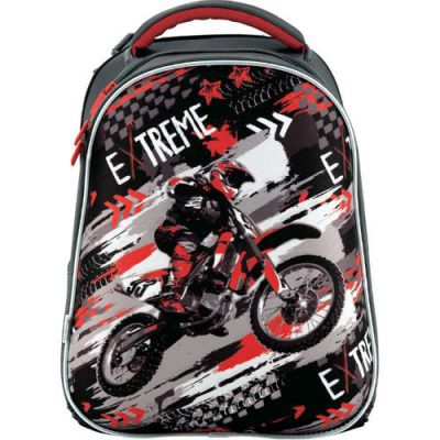 Рюкзак шкільний каркасний 731 Extreme K18-731M-1 чорний