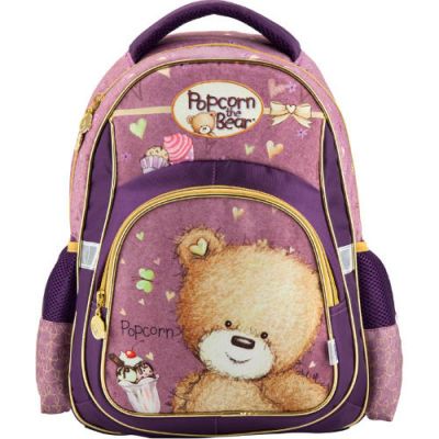 Рюкзак шкільний Kite Popcorn the Bear PO18-518S фіолетовий