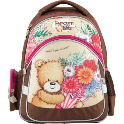 Рюкзак шкільний Kite Popcorn the Bear PO18-521S коричневий