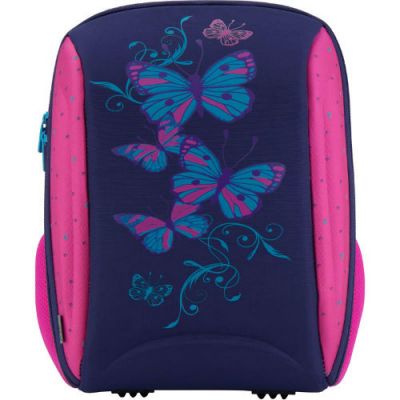Рюкзак шкільний каркасний Kite Butterfly K18-732M-1 синій