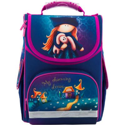 Рюкзак шкільний каркасний Kite Charming K18-501S-8 синій
