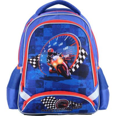 Рюкзак шкільний Kite Motocross K18-517S синій