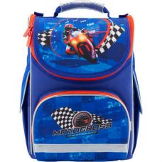 Рюкзак шкільний каркасний Kite Motocross K18-501S-4 синій
