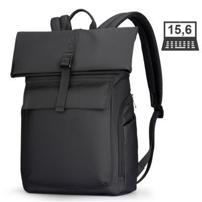 Рюкзак Roll Top Mark Ryden MR9366SJ чорний із захистом ноутбука 15,6"