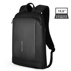 Тонкий рюкзак Mark Ryden MR9813 чорний (міський, 15.6", компактний)