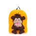 Дитячий рюкзак POOLPARTY з мавпою kiddy-backpack-monkey-sunny жовтий