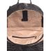Рюкзак жіночий шкіряний POOLPARTY Mini mini-bckpck-leather-croco-black чорний