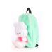 Дитячий рюкзак POOLPARTY з ведмедем kiddy-backpack-teddybear-green зелений