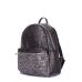 Рюкзак жіночий шкіряний POOLPARTY Mini mini-bckpck-croco-glitter чорний