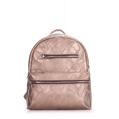 Рюкзак жіночий POOLPARTY Mini mini-bckpck-snake-gold золотий