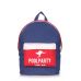 Рюкзак молодіжний POOLPARTY backpack-darkblue-red-white синій