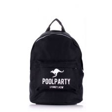Рюкзак молодіжний POOLPARTY backpack-kangaroo-black чорний