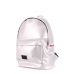 Рюкзак жіночий POOLPARTY backpack-pu-lightsilver срібний