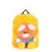 Дитячий рюкзак POOLPARTY з ведмедем kiddy-backpack-bear-sunny жовтий