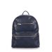 Рюкзак жіночий POOLPARTY Mini mini-bckpck-snake-darkblue синій