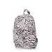 Рюкзак жіночий POOLPARTY backpack-pu-zebra білий