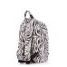 Рюкзак жіночий POOLPARTY backpack-pu-zebra білий