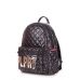 Рюкзак жіночий POOLPARTY Mini Plprt plprt-bckpck-stitch-black чорний