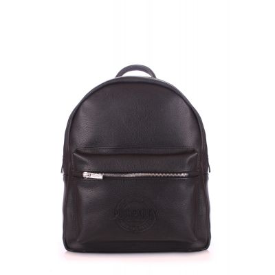 Рюкзак жіночий шкіряний POOLPARTY Xs xs-bckpck-leather-black чорний