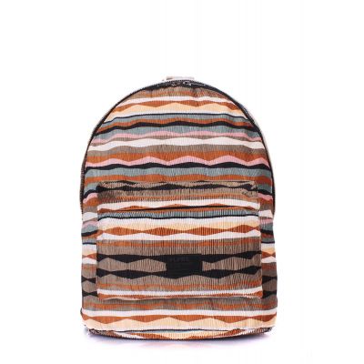 Рюкзак жіночий POOLPARTY backpack-rasta-коричневий brown