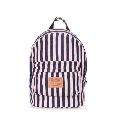 Рюкзак молодіжний POOLPARTY backpack-navy-blue синій