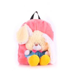 Дитячий рюкзак POOLPARTY з зайцем kiddy-backpack-rabbit-rose рожевий