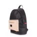 Рюкзак жіночий POOLPARTY backpack-pu-black-beige чорний