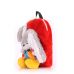 Дитячий рюкзак POOLPARTY з зайцем kiddy-backpack-rabbit-red червоний