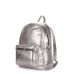 Рюкзак жіночий шкіряний POOLPARTY Xs xs-bckpck-leather-silver срібний