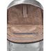 Рюкзак жіночий шкіряний POOLPARTY Xs xs-bckpck-leather-silver срібний