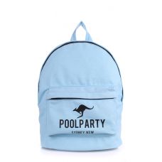 Рюкзак молодіжний POOLPARTY backpack-kangaroo-blue блакитний