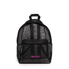 Рюкзак молодіжний POOLPARTY backpack-mesh-black чорний
