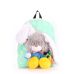 Дитячий рюкзак POOLPARTY з зайцем kiddy-backpack-rabbit-green зелений