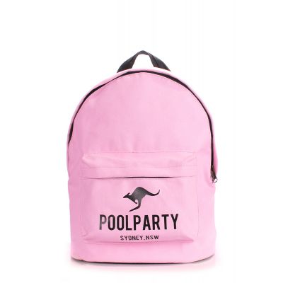 Рюкзак молодіжний POOLPARTY backpack-kangaroo-rose рожевий