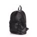 Шкіряний рюкзак POOLPARTY backpack-leather-black чорний