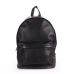Шкіряний рюкзак POOLPARTY backpack-leather-black чорний