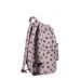Рюкзак стьобаний POOLPARTY backpack-snowflakes-grey сірий