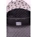 Рюкзак стьобаний POOLPARTY backpack-snowflakes-grey сірий